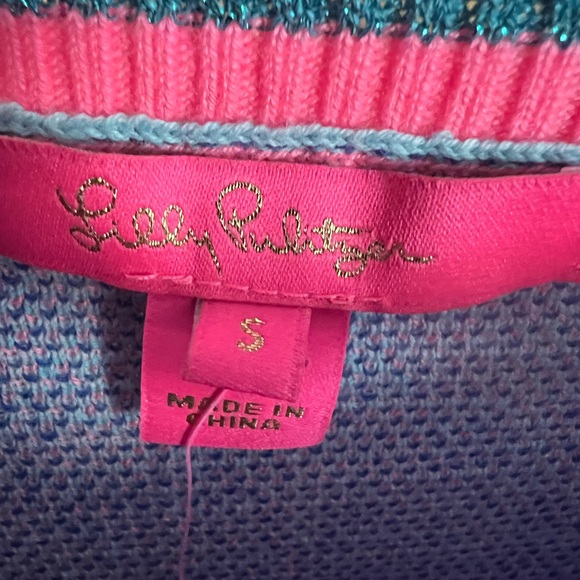 Lilly Pulitzer Short Sleeve sweater, Size Small - Picture 6 of 12